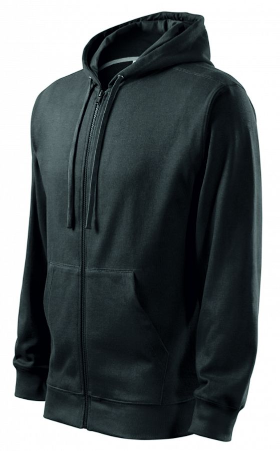 Mikina pánská 410 Trendy Zipper ocelově šedá vel. XL - Obrázek Mikina pánská 410 Trendy Zipper ocelově šedá vel. XL - Obrázek